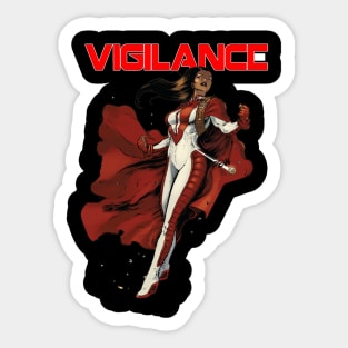 Vigilance Brave and Bold Sticker